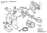 Bosch 0 601 932 603 Gbm 9,6 Ves-1 Cordless Drill 9.6 V / Eu Spare Parts